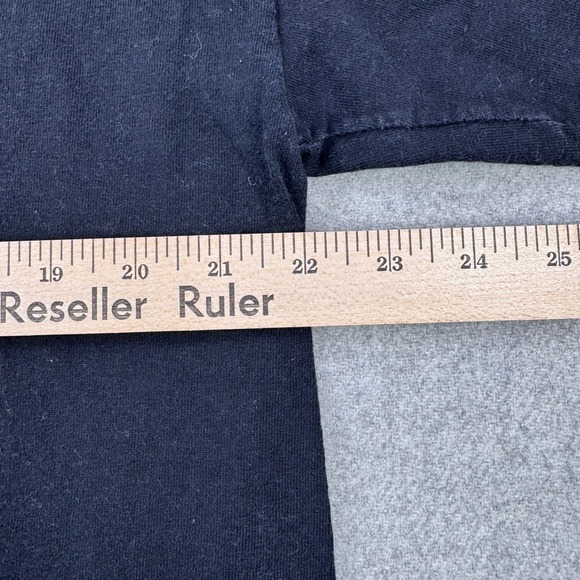 VTG‎ 80s Excalibur Hotel Casino Las Vegas Graphic T-Shirt XL Black Contrast Cuff - Picture 8 of 10